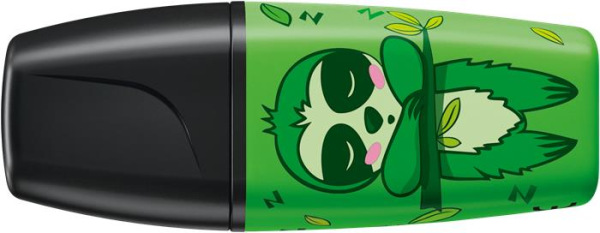 Zvýrazňovač, sada, 2-5 mm, STABILO "Boss Mini Animal Vibes", 5 rôznych farieb 2
