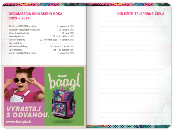 Školský diár Fresh (september 2023 – december 2024), 9,8 × 14,5 cm 8