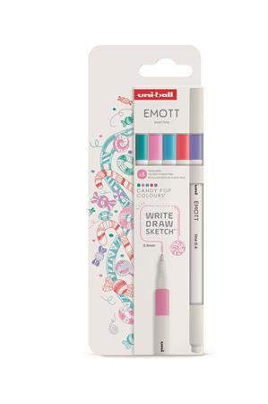 Sada linerov, 0,4 mm, UNI „Emott Candy Pop“, 5 rôznych farieb