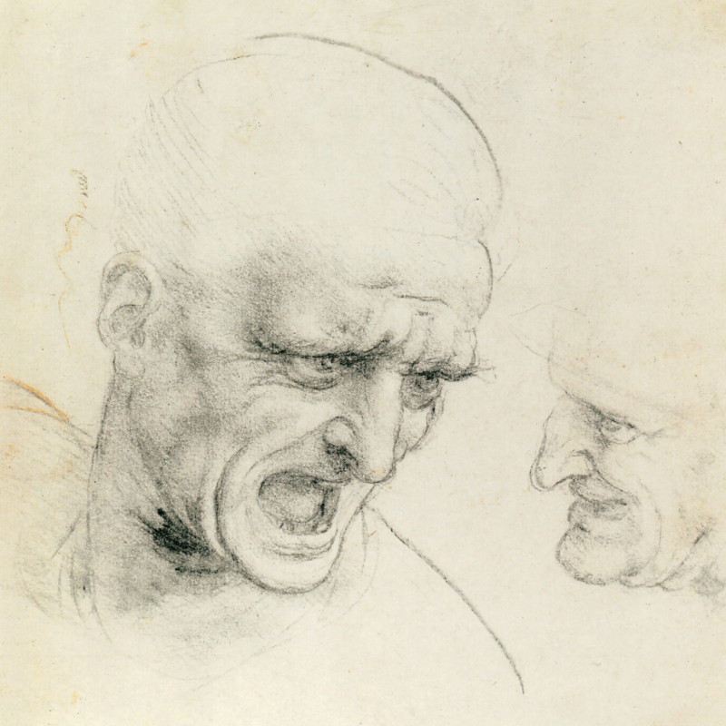 NOTIQUE Poznámkový kalendár Leonardo da Vinci 2026, 30 x 30 cm 4
