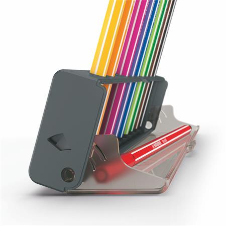 Fixky, sada, 1 mm, STABILO "Pen 68", 10 ks stolová sada 6