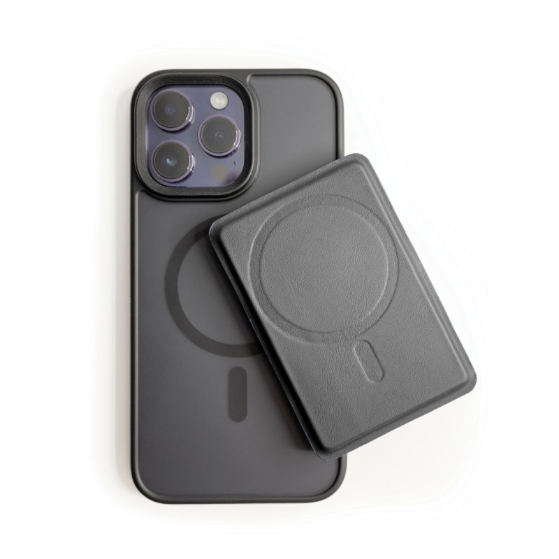 C-Secure MagSafe kartové púzdro na telefón čierna 6