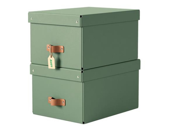 Úložný box, veľkosť M, LEITZ "Puro", zelený 2