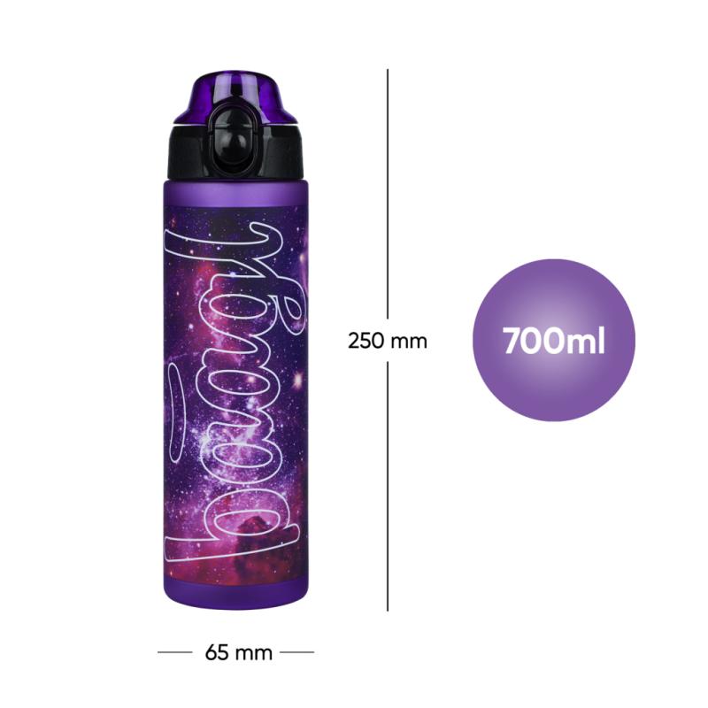 BAAGL Tritanová fľaša na nápoje Galaxy, 700 ml