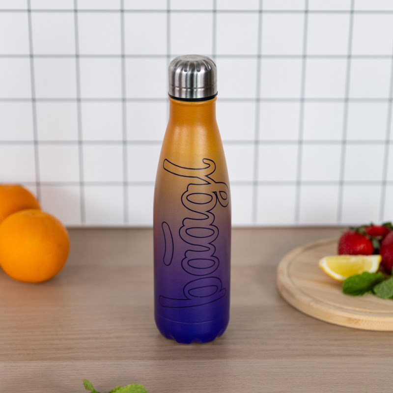 BAAGL Termofľaša s kovovým viečkom Gradient žlto-fialová, 500 ml 4