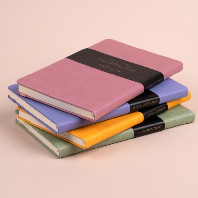 NOTIQUE Notes Ružový, bodkovaný, 13 x 21 cm 4