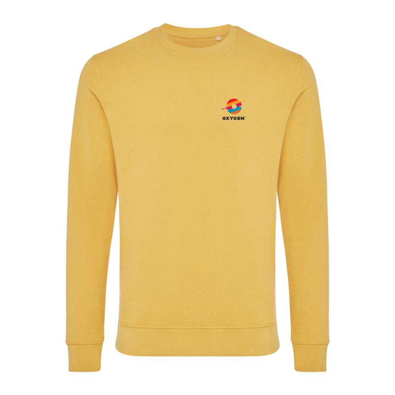 Mikina Iqoniq Zion z recykl. bavlny ochre yellow XXL 4