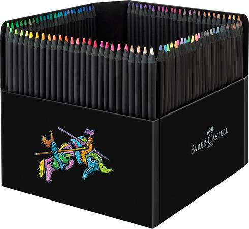 Farebné ceruzky, sada, trojhranné, FABER-CASTELL "Black Edition", 100 rôznych farieb 2