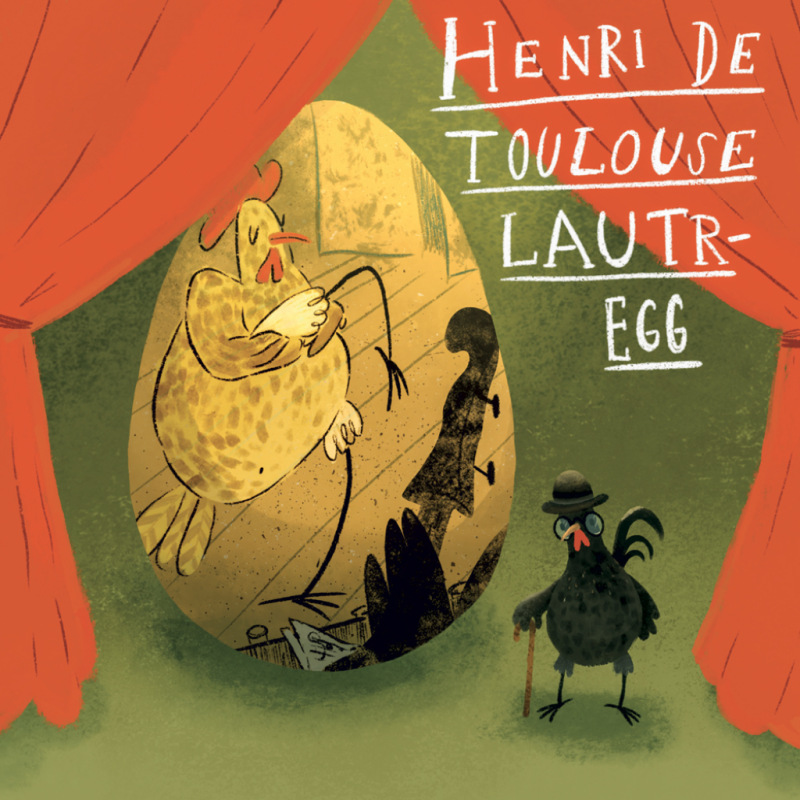 NOTIQUE Grid calendar Chicken Artists 2027, 30 x 30 cm 13