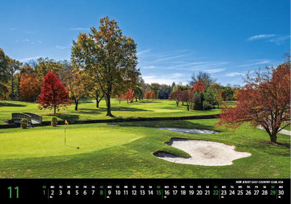 Nástenný kalendár Golf 2026 11