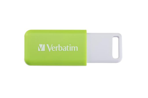 USB kľúč, 32GB, USB 2.0, VERBATIM "Databar", zelený 2