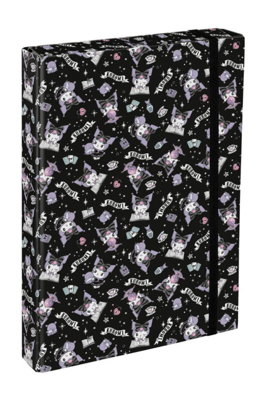 BAAGL Dosky na školské zošity A4 Jumbo Kuromi Black