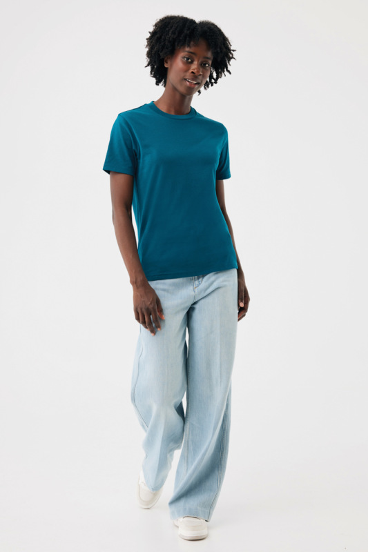 Ľahké tričko IQONIQ Sierra z recykl. bavlny dark teal M 9