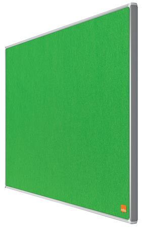 Textilná tabuľa, širokouhlá, 70"/155x87 cm, hliníkový rám, NOBO "Impression Pro", zelená