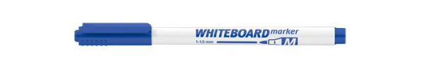 Popisovač na tabule a flipchartové tabule, 1-1,5 mm, kuželový, ICO "Slim M, modrý 4