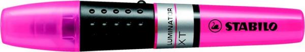 Zvýrazňovač, 2-5 mm, STABILO "Luminator", ružový