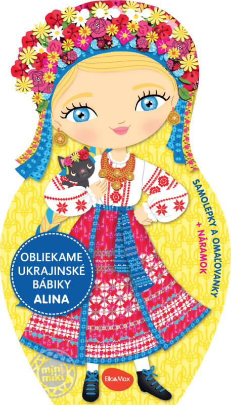Obliekame ukrajinské bábiky ALINA – Maľovanky 7