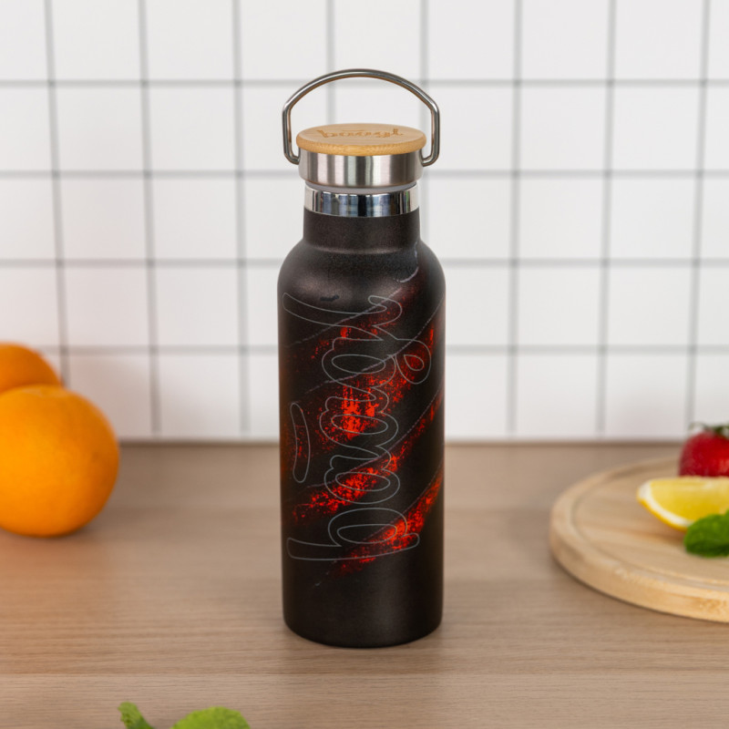 BAAGL Termofľaša s bambusovým viečkom Láva, 500 ml 4