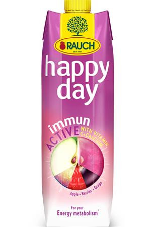 Ovocná šťava, 60%, 1l, RAUCH "Happy day", Immun Active 1