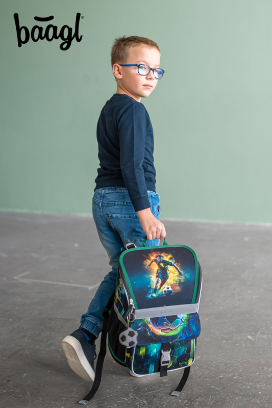 BAAGL SADA 5 Zippy Futbal Hráč: aktovka, peračník, vrecko, zástera, peňaženka 8