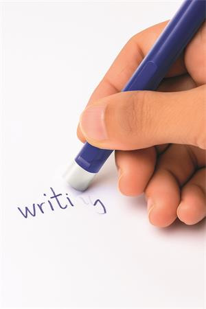 Gélové pero, displej, 0,5 mm, stláčací mechanizmus, gumovateľné, APLI "Erasable", mix fari 5