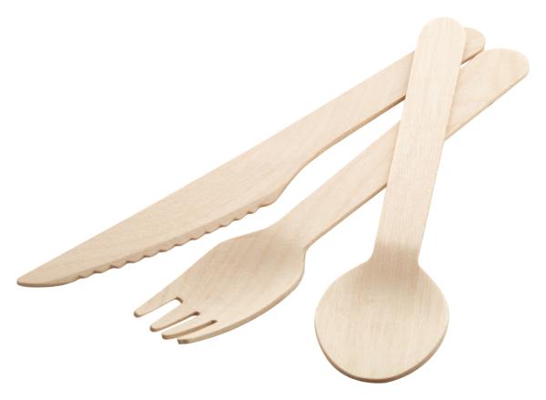Woolly drevený príbor 1