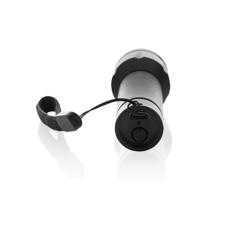 Flara RCS USB nabíjateľné svietidlo z rec. plastu čierna 5