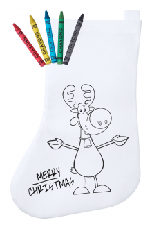 Plicom colouring Christmas stocking