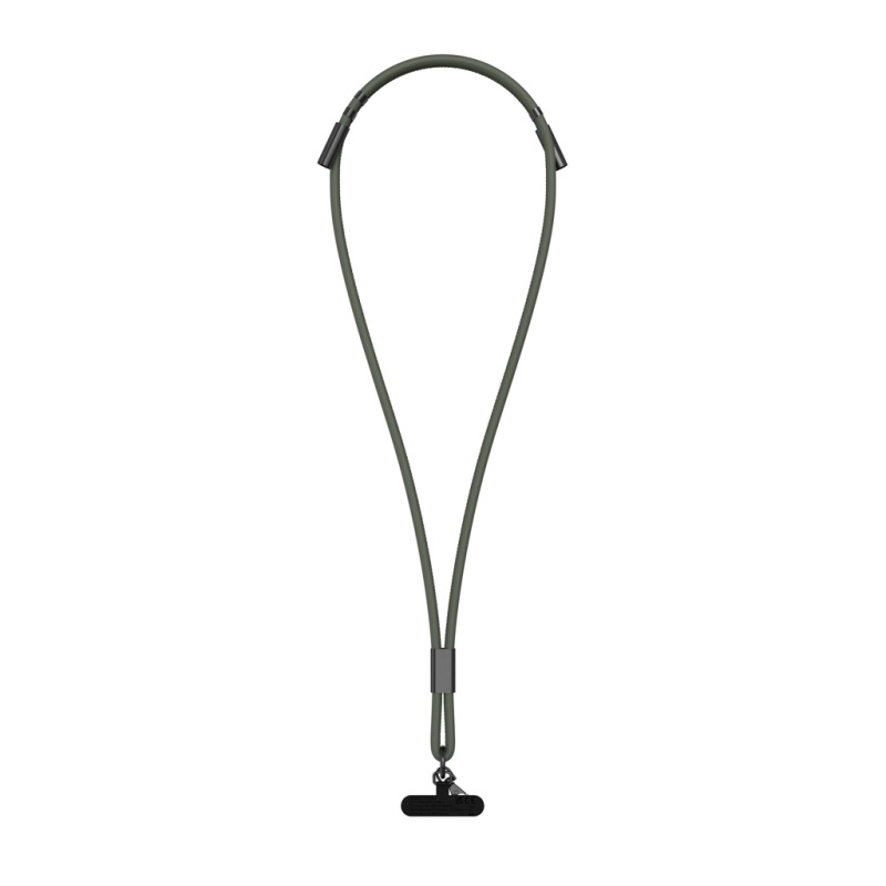 VINGA Baltimore RCS šnúrka na telefón s nabíjacím káblom zelená 1