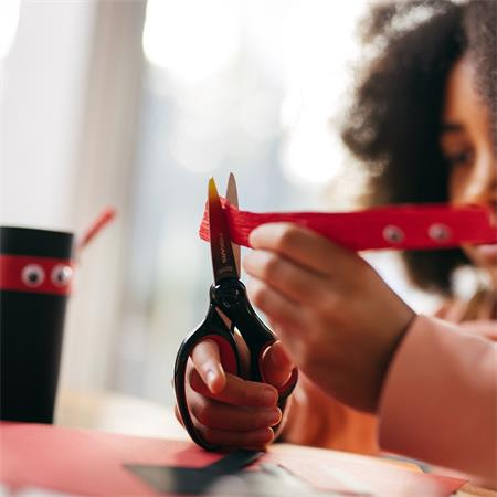 Nožnice, školské 15 cm, FISKARS, ombre červené 7