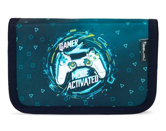 Peračník, 2 vyklápacie chlopne, na zips, BELMIL "Game Zone"