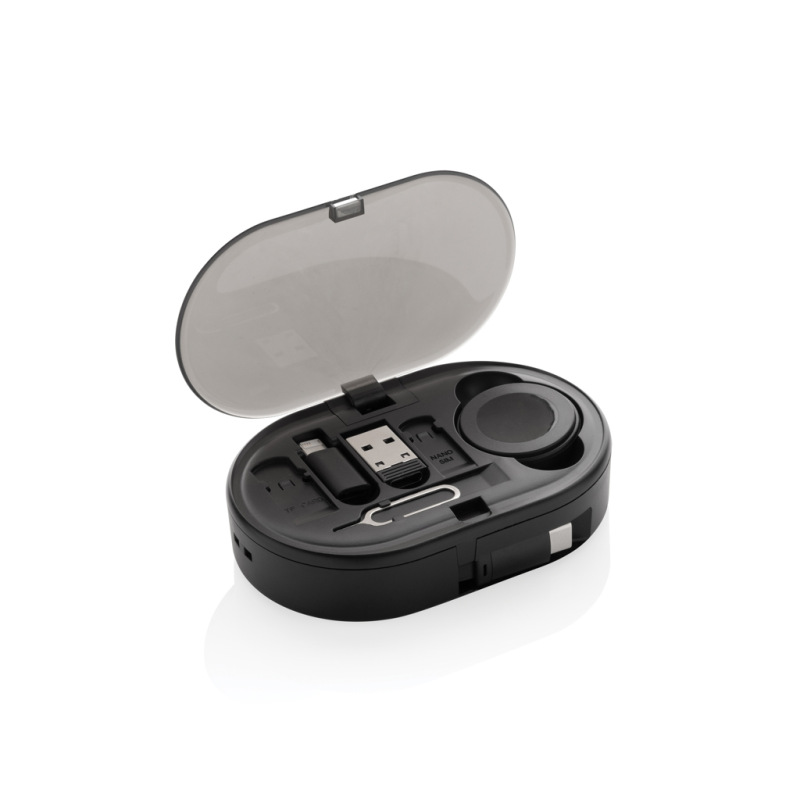 Chargevix RCS multifunkčná nabíjacia sada 60 W z rec. plastu čierna 2