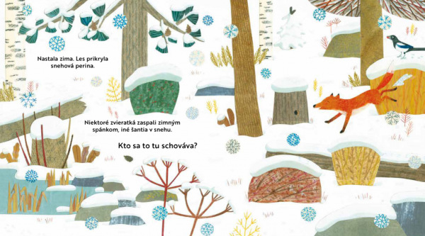 Kto sa to tu schováva? V LESE – Knižka s odklápacími okienkami 4