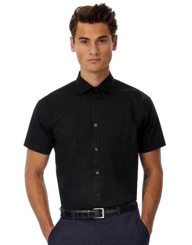 Pánska košeľa Black Tie SSL/men Poplin Shirt