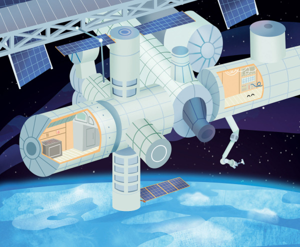 Čítaj a nalepuj – VO VESMÍRE, kniha se samolepkami 1