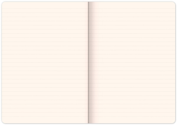 NOTIQUE Notes Kvety, linajkovaný, 13 x 21 cm 1