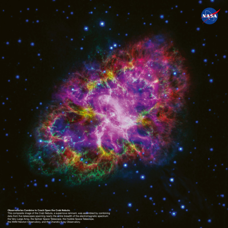 NOTIQUE Poznámkový kalendár NASA 2026, 30 x 30 cm 3
