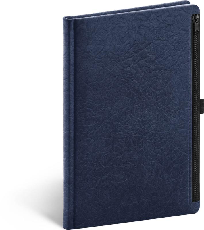 NOTIQUE Notes Hardy, modrý, linajkovaný, 13 x 21 cm