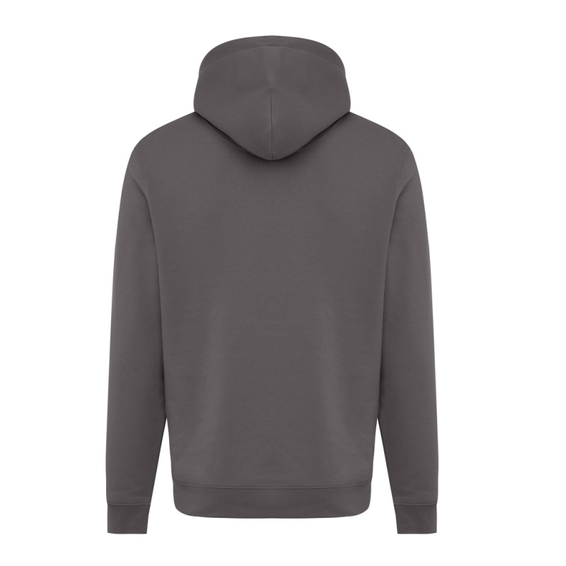 IQONIQ Joshua Unisex mikina s kapucňou z rec. bavlny antracitová S 3