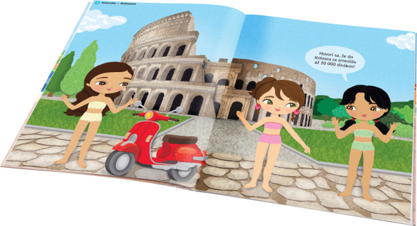 Šaty z celého sveta DIVY SVETA – Kniha samolepiek 1