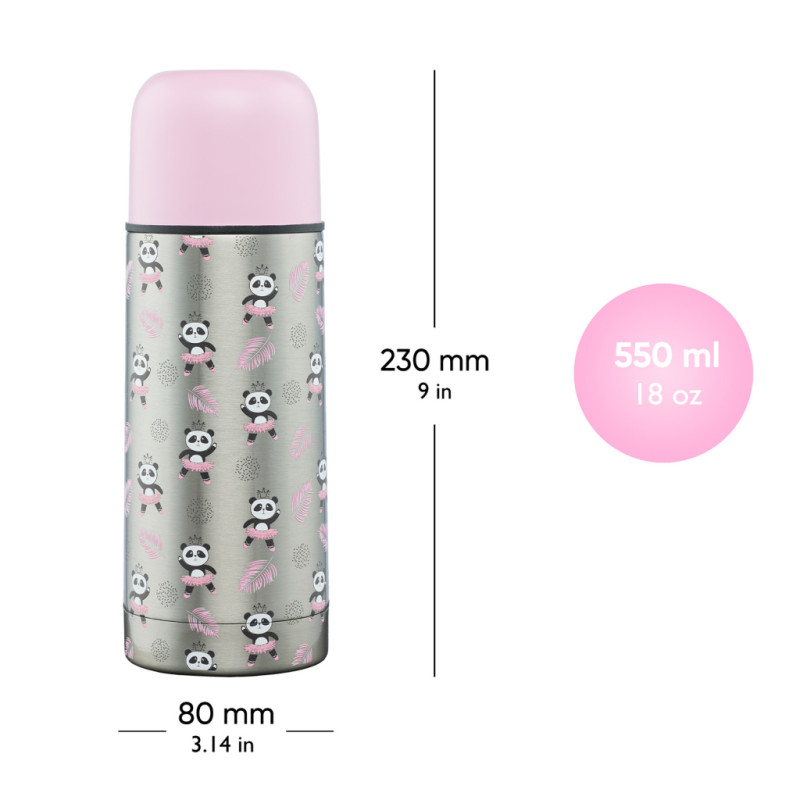 BAAGL Termofľaša Panda, 550 ml 3