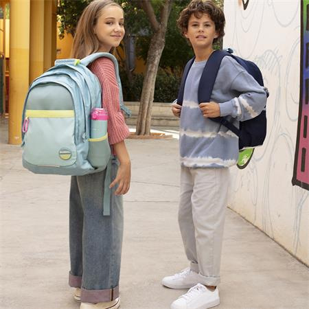 Školská taška, so zipsom, GABOL "Whisper", mätovo zelená 8