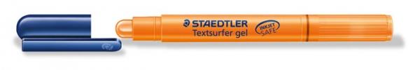 Zvýrazňovač, 3 mm, gélový, STAEDTLER "Textsurfer Gel", oranžový