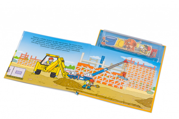 STAVBA ─ Knižka s magnetkami 1
