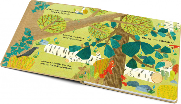 Kto sa to tu schováva? V LESE – Knižka s odklápacími okienkami 6