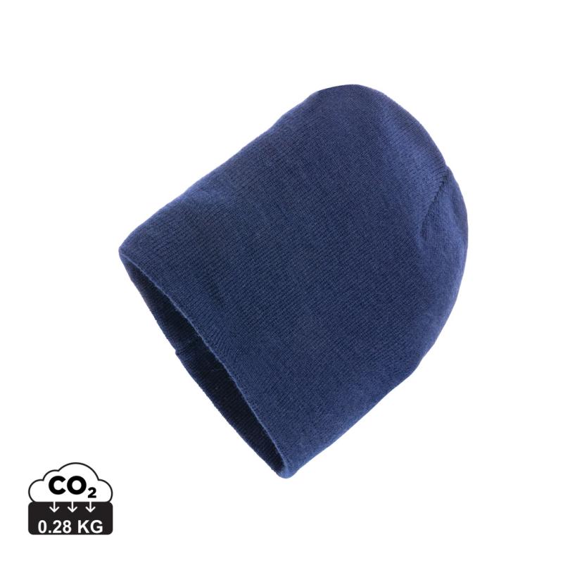 Klasická beanie čapica Impact z Polylana® AWARE™ námornícka modrá