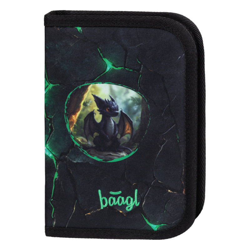 BAAGL SADA 5 Zippy Draci: aktovka, peračník, vrecko, zástera, peňaženka 10