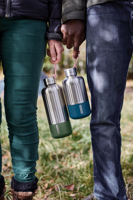 Veľká termo fľaša Explorer 850ml Black+Blum olivovo zelená 13