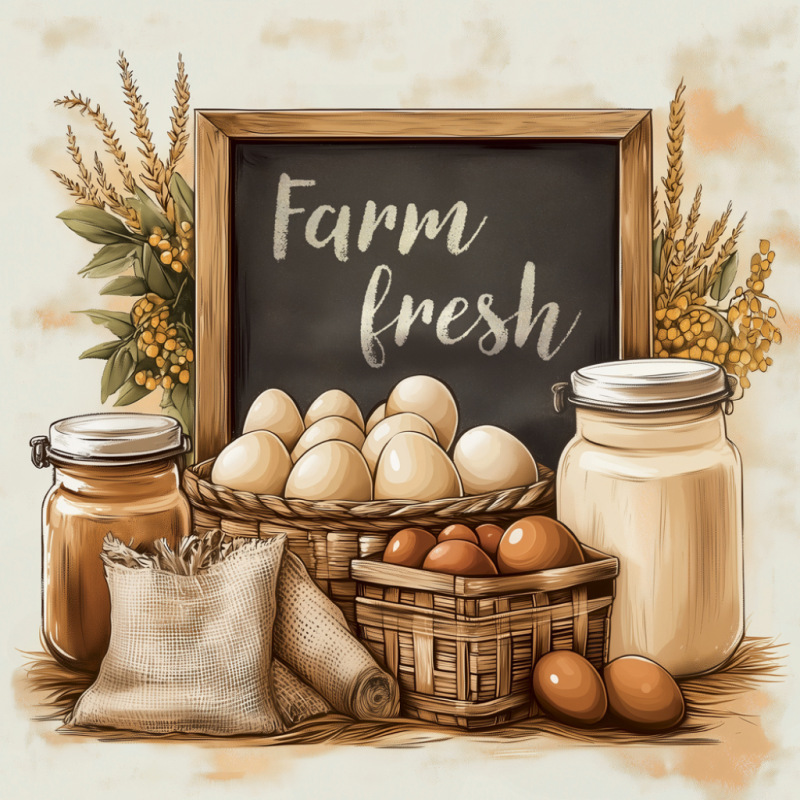 NOTIQUE Poznámkový kalendár Farmárske trhy 2027, PLASTIC FREE, 30 x 30 cm 4