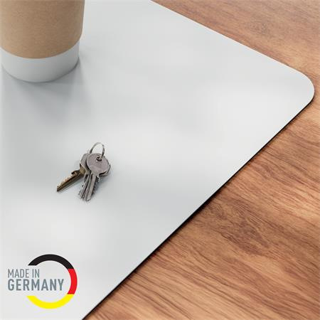 Podložka na stôl, recyklovaná koža, 70x36 cm, LEITZ, svetlosivá 4